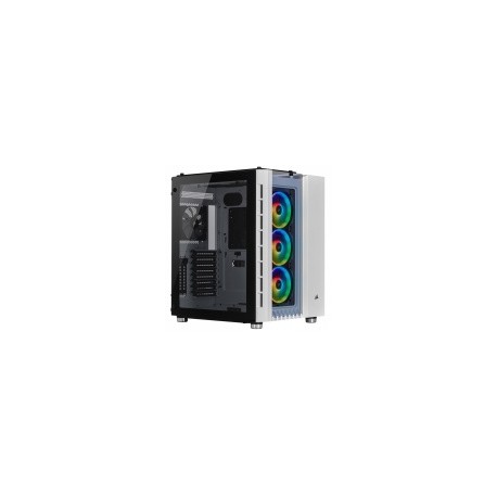 Gabinete Corsair Crystal 680X con Ventana RGB, Midi-Tower, ATX/EATX/Micro ATX/Mini-ITX, USB 3.2, sin Fuente, Blanco