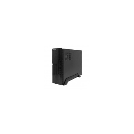 Gabinete Quaroni Slim, Mini-Tower, Micro-ATX/Mini-ITX, USB 2.0, Incluye Fuente de 500W, Negro