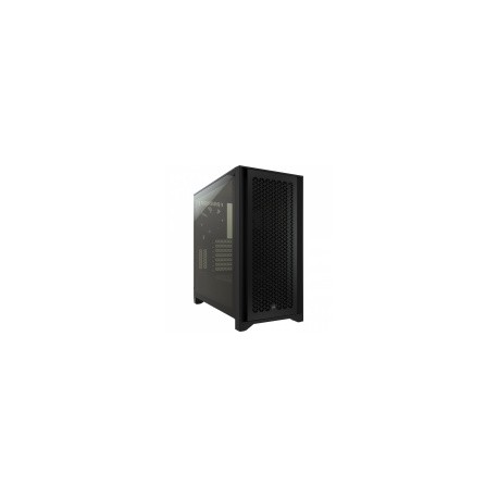 Gabinete Corsair 4000D Airflow con Ventana, Midi-Tower, ATX/EATX/Micro ATX/Mini-ITX, USB 3.0, sin Fuente, Negro