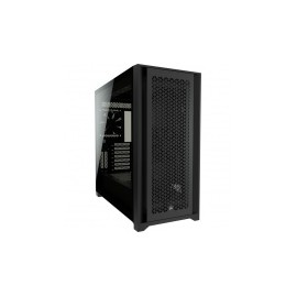 Gabinete Corsair 5000D AIRFLOW con Ventana, Midi-Tower, ATX/EATX/ITX, sin Fuente, Negro