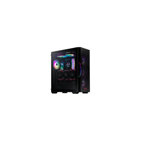 Gabinete XPG Starker Air con Ventana ARGB, Midi-Tower, Mini-ITX/Micro-ATX/ATX, USB 3.0, sin Fuente, Negro