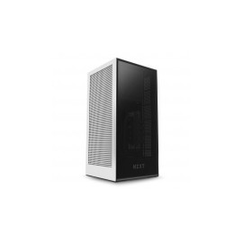 Gabinete NZXT H1 con Ventana, Midi-Tower, Mini-ITX, USB 3.1, incluye Fuente de 650W, Blanco