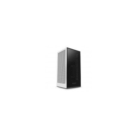 Gabinete NZXT H1 con Ventana, Midi-Tower, Mini-ITX, USB 3.1, incluye Fuente de 650W, Blanco