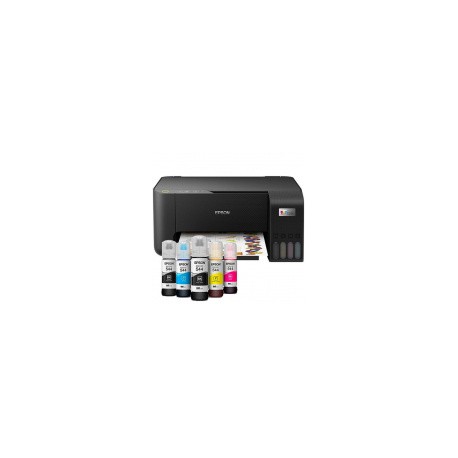 Multifuncional Epson EcoTank L3210, Color, Inyección, Tanque de Tinta, Alámbrico, Print/Scan/Copy/Fax ― incluye Tintas Continua