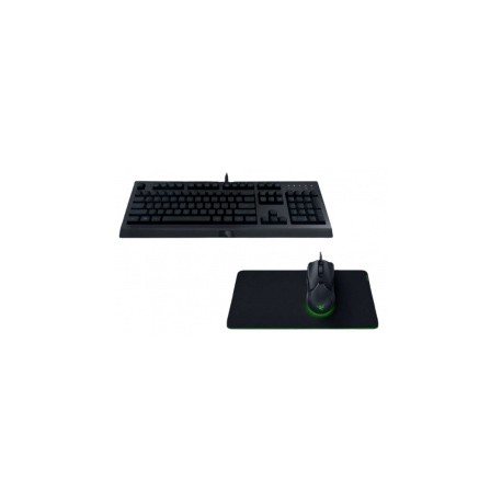 Kit Gamer de Teclado, Mousepad y Mouse Razer incluye Cynosa Lite + Gigantus V2 + Viper Mini, Alámbrico, USB, Negro (Español)