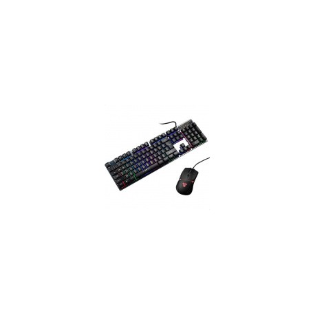 Kit Gamer de Teclado y Mouse Binden 302S, Alámbrico, USB, Negro (Inglés)