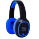 Necnon Audífonos con Micrófono NBH-04 Pro, Bluetooth, Inalámbrico, Azul/Negro