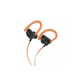 Steren Audífonos Intrauriculares Deportivos con Micrófono AUD-795, Bluetooth, Inalámbrico, Negro/Naranja