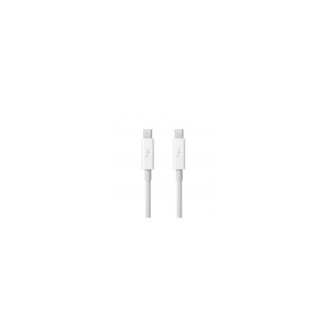 Apple Cable Thunderbolt 2.0 Macho - Thunderbolt 2.0 Macho, 2 Metros, Blanco, para MacBook Air/Pro
