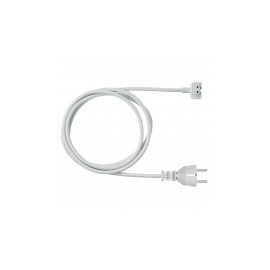 Apple Cable de Poder NEMA 5-15P Macho - Angular Macho, 1.2 Metros, Blanco, para MacBook