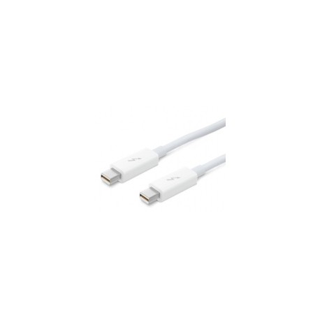 Apple Cable Thunderbolt Macho - Thunderbolt Macho, 50cm, Blanco, para MacBook Air/Pro