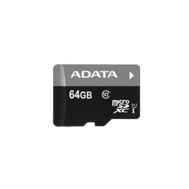 Memoria Flash Adata Premier, 64GB microSDXC UHS-I Clase 10, con Adaptador