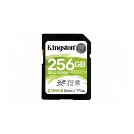 Memoria Flash Kingston Canvas Select Plus, 256GB SDXC UHS-I Clase 10