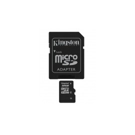 Memoria Flash Kingston, 32GB microSDHC Clase 4, con Adaptador