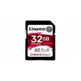 Memoria Flash Kingston Canvas React, 32GB, SDHC Clase 10