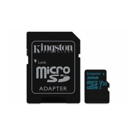 Memoria Flash Kingston Canvas Go!, 32GB MicroSDXC UHS-I Clase 10, con Adaptador