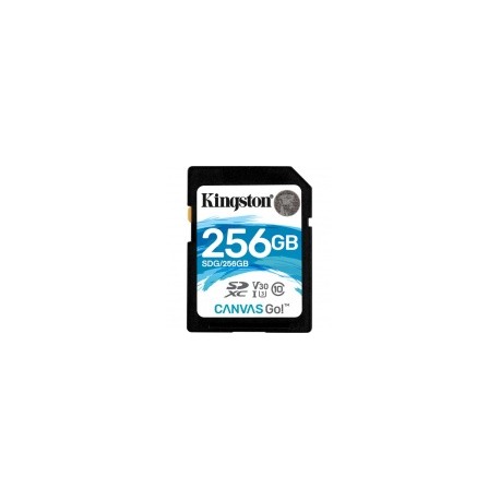 Memoria Flash Kingston Canvas Go!, 256GB SDXC UHS-I Clase 10