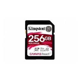 Memoria Flash Kingston Canvas React, 256GB SDXC UHS-I Clase 10