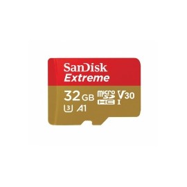 Memoria Flash SanDisk Extreme, 32GB MicroSDHC UHS-I Clase 10, con Adaptador