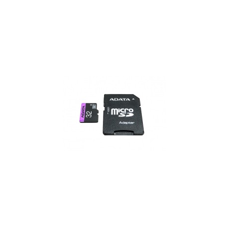 Memoria Flash Adata, 32GB MicroSDHC UHS-I Clase 10, con Adaptador