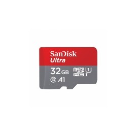 Memoria Flash SanDisk Ultra, 32GB MicroSDHC UHS-I Clase 10, con Adaptador