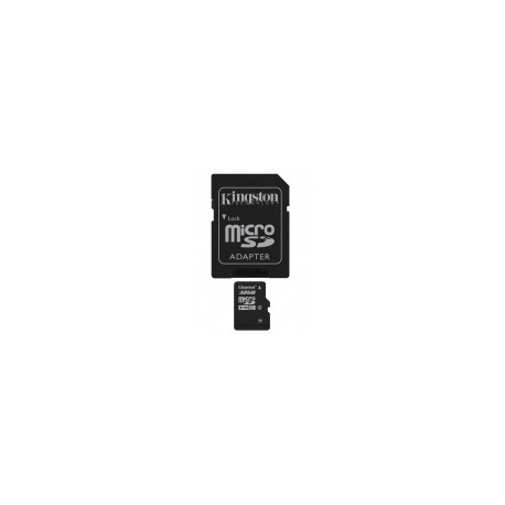 Memoria Flash Kingston, 32GB microSDHC Clase 4, con Adaptador