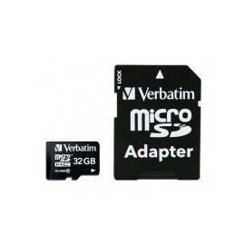 Memoria Flash Verbatim, 32GB microSDHC Clase 10, con Adaptador