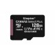 Memoria Flash Kingston Canvas Select Plus, 128GB MicroSDXC UHS-I Clase 10, con Adaptador