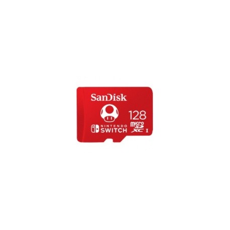 Memoria Flash SanDisk para Nintendo Switch, 128GB MicroSDXC Clase 3