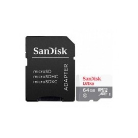 Memoria Flash SanDisk Ultra, 64GB MicroSDXC UHS-I Clase 10, con Adaptador