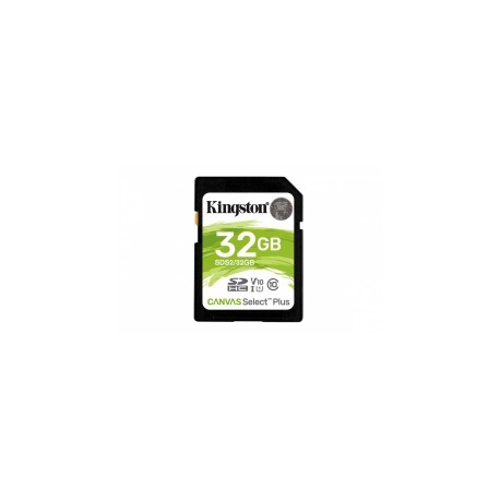 Memoria Flash Kingston Canvas Select Plus, 32GB SDXC UHS-I Clase 10