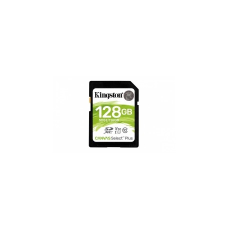 Memoria Flash Kingston Canvas Select Plus, 128GB SDXC UHS-I Clase 10