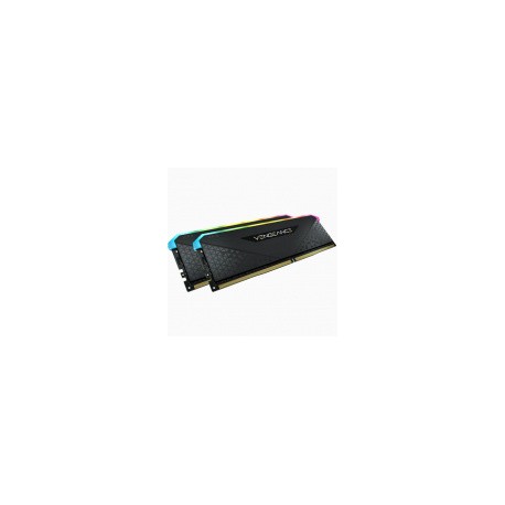 Kit Memoria RAM Corsair Vengeance RGB RS Black DDR4, 3600MHz, 16GB (2 x 8GB), CL18, XMP