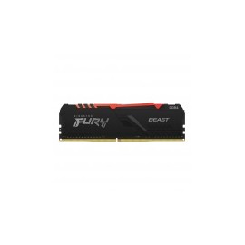 Memoria RAM Kingston FURY Beast RGB DDR4, 3000MHz, 8GB, Non-ECC, CL15, XMP