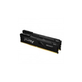 Kit Memoria RAM Kingston FURY Beast Black DDR4, 2666MHz, 16GB (2 x 8GB), Non-ECC, CL16, XMP