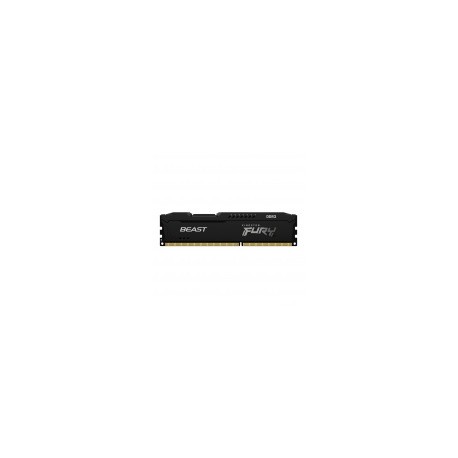 Memoria RAM Kingston FURY Beast Black DDR3, 1600MHz, 8GB, Non-ECC, CL10