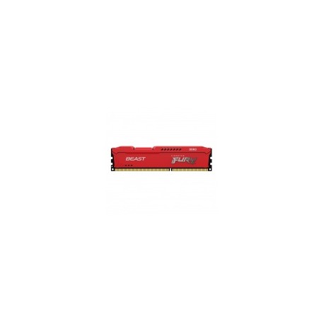 Memoria RAM Kingston FURY Beast Red DDR3, 1600MHz, 8GB, Non-ECC, CL10