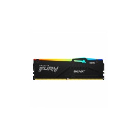 Memoria RAM Kingston FURY Beast RGB Black DDR5, 5600MHz, 8GB, Non-ECC, CL40, XMP