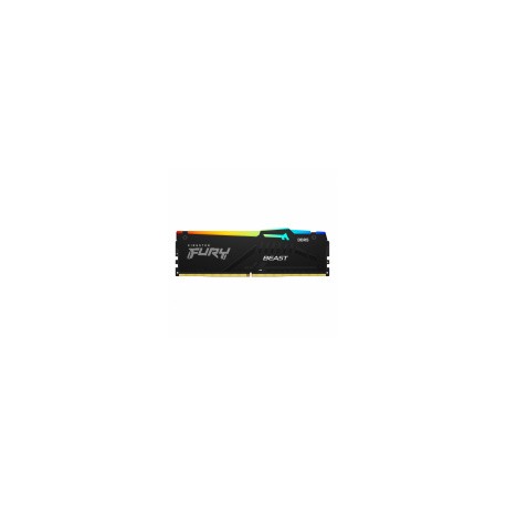 Memoria RAM Kingston FURY Beast RGB Black DDR5, 5600MHz, 8GB, Non-ECC, CL40, XMP