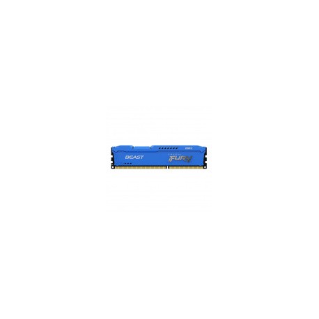 Memoria RAM Kingston Fury Beast Blue DDR3, 1600MHz, 4GB, Non-ECC, CL10