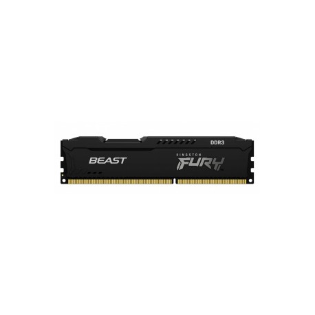 Kit Memoria RAM Kingston FURY Beast Black DDR3, 1866MHz, 16GB (2 x 8GB), Non-ECC, CL10