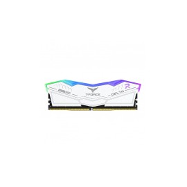 Kit Memoria RAM Team Group T-Force Delta RGB White DDR5, 6400MHz, 32GB (2 x 16GB), ECC, CL40, XMP