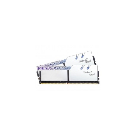 Kit Memoria RAM G.Skill Trident Z Royal DDR4 Silver, 3000MHz, 16GB (2 x 8GB), Non-ECC, CL16, XMP