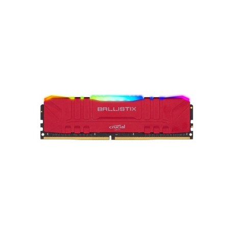 Memoria RAM Crucial Ballistix RGB Rojo DDR4, 3200MHz, 8GB, Non-ECC, CL16, XMP