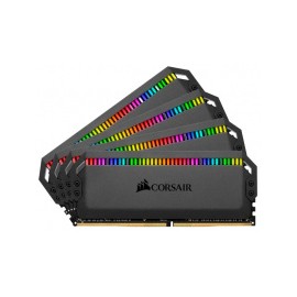 Kit Memoria RAM Corsair Dominator Platinum RGB Black DDR4, 3600MHz, 32GB (4 x 8GB), CL16, XMP