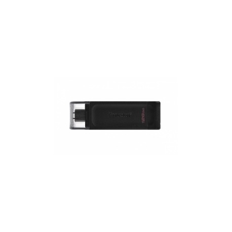 Memoria USB Kingston DataTraveler 70, 128GB, USB-C 3.2, Negro