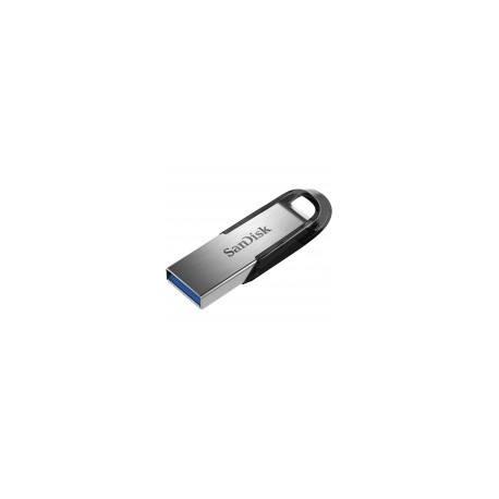 Memoria USB SanDisk Ultra Flair, 128GB, USB 3.0, Lectura 150MB/s, Plata/Negro