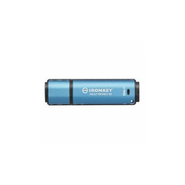 Memoria USB IronKey Vault Privacy 50, 256GB, USB A 3.2, Azul