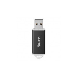 Memoria USB Steren MFD-128S, 128GB, USB 2.0, Lectura 40MB/s, Escritura 20 MB/s, Negro