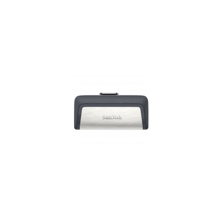 Memoria USB SanDisk Ultra Dual Drive, 128GB, USB C 3.0, Lectura 150MB/s, Plata